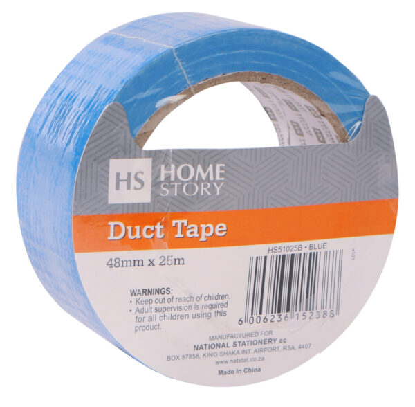 DUCT TAPE 48mmx25m - Large core - Blue - Bulk - HS51025B