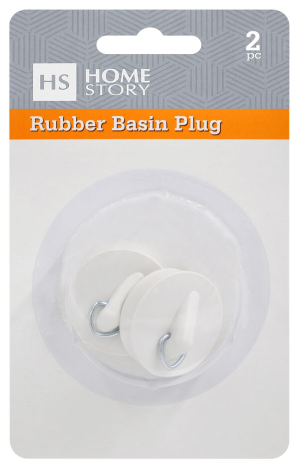 RUBBER BASIN PLUG - WHITE - 2's -36mm - HS51401