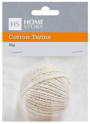 COTTON TWINE BALL - White - 50g - HS51474