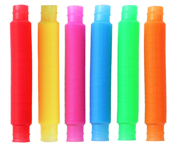 HS61219 - FIDGET TOY PLASTIC TUBE - 190MM - PDQ
