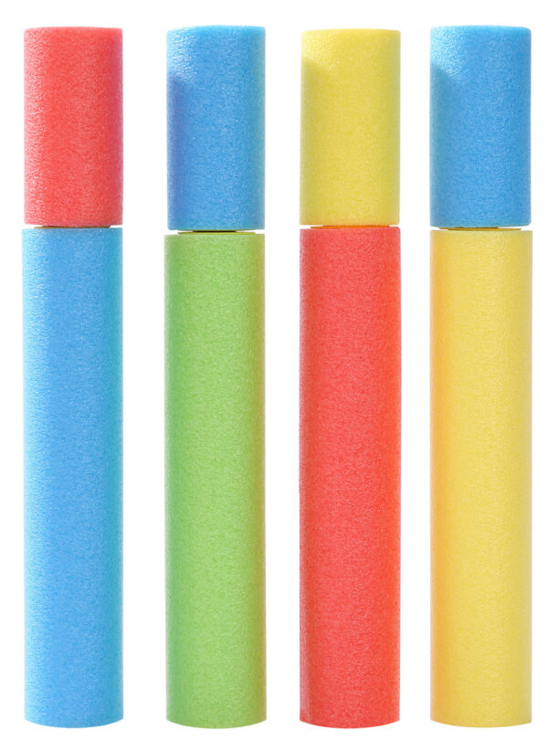 HS61221 - FOAM WATER GUN - 4 X 28CM - PDQ